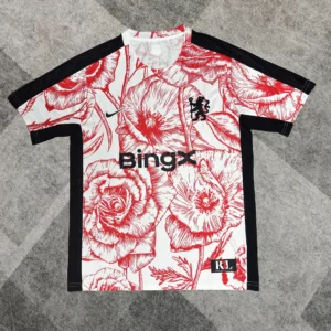 Maillot Chelsea Avant-Match Fleurs 2025/2026 — devant