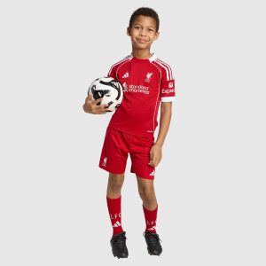 Kit Maillot Liverpool Domicile 25/26 Enfant