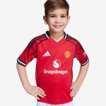 Kit Maillot Manchester United Domicile 25/26 Enfant