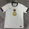 Maillot FC Barcelone Concept Blanc et Doré 2025/2026 — devant