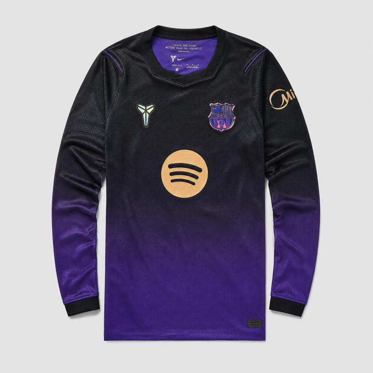 Maillot FC Barcelone Extérieur 2026/27 — Homme Manches longues
