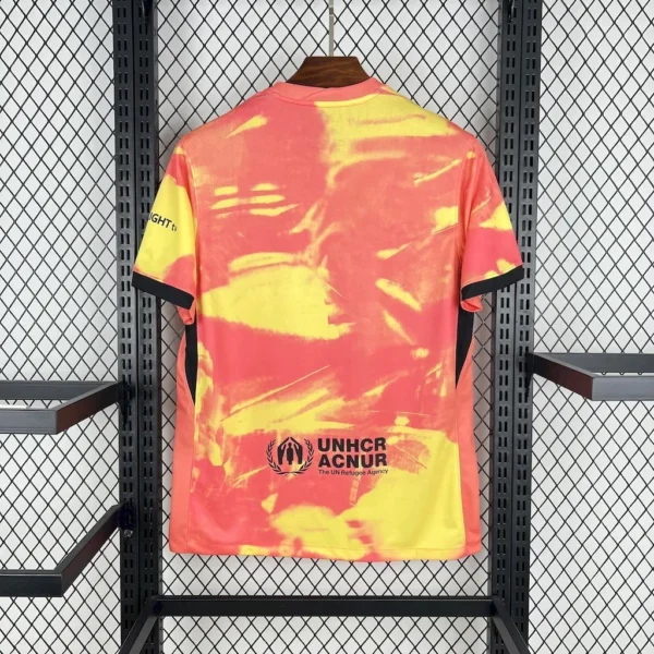 Maillot FC Barcelone Concept Orange et Jaune 2025/2026 — dos