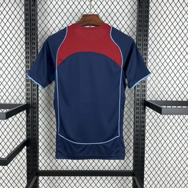 Maillot Atlético Madrid Retro Bleu Marine 2004/2005 — dos
