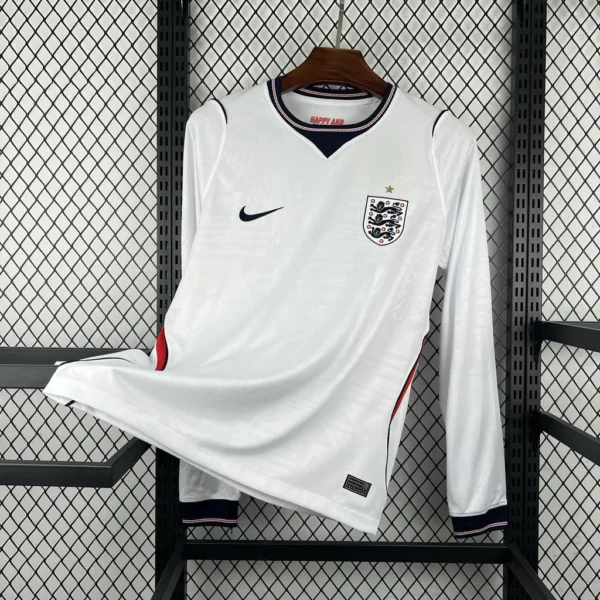 Maillot Angleterre Domicile 2026/2027 Manches Longues — devant