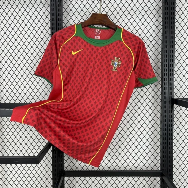 Maillot Portugal Retro Domicile 2004/2005 — devant