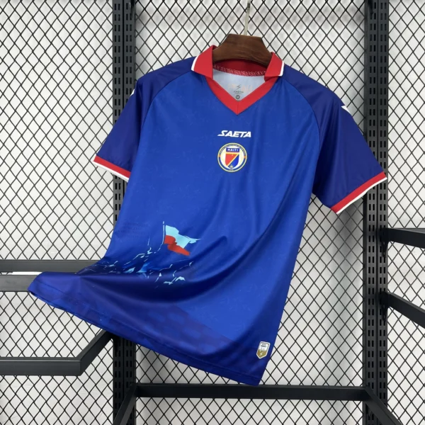 Maillot Haïti Domicile Bleu Roi 2026/2027 — devant Maillot Haïti Domicile Bleu Roi 2026/2027 — devant