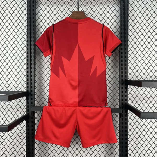 Kit Enfant Canada Rouge 2026/2027 — dos