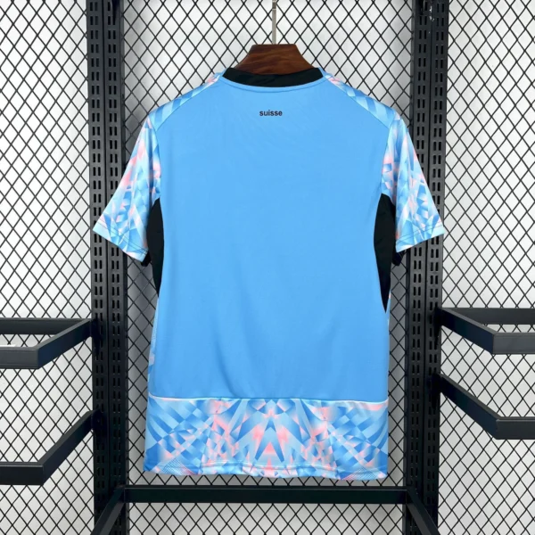 Maillot Suisse Extérieur Bleu Ciel 2026/2027 — dos