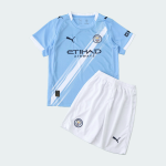 Kit Maillot Manchester City Domicile 25/26 Enfant