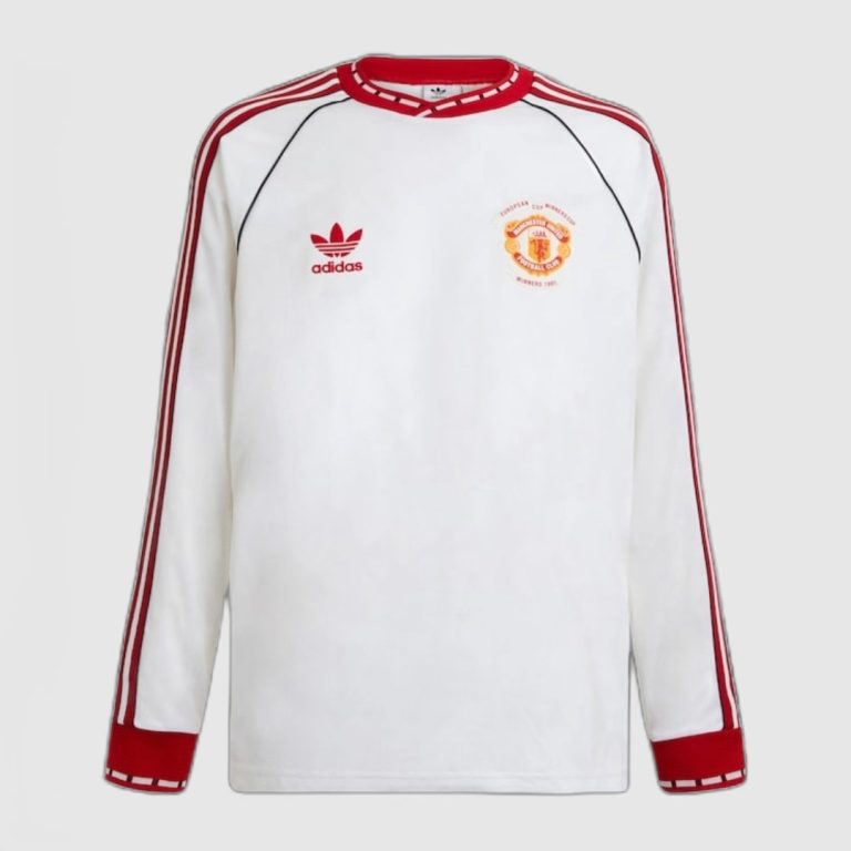 Maillot Manchester United Rétro Extérieur 1991 Manches longues