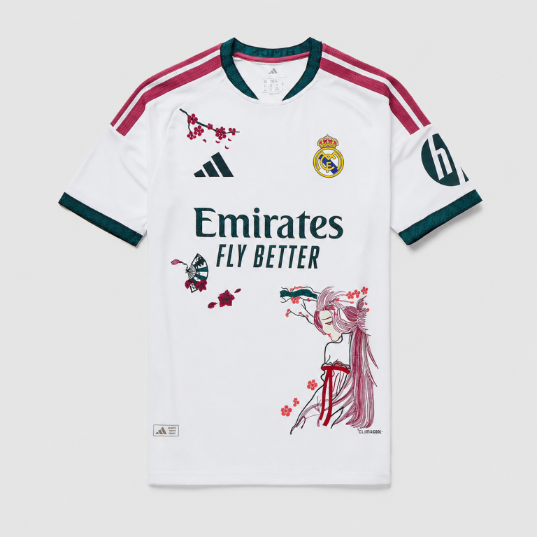 Maillot Real Madrid Brodé Sakura Domicile Édition Joueur 26/27
