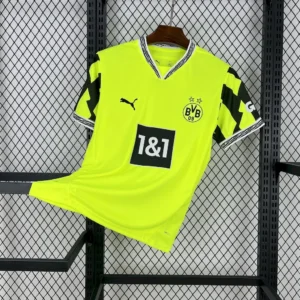 Maillot Borussia Dortmund Concept Jaune Fluo 2025/2026 — devant