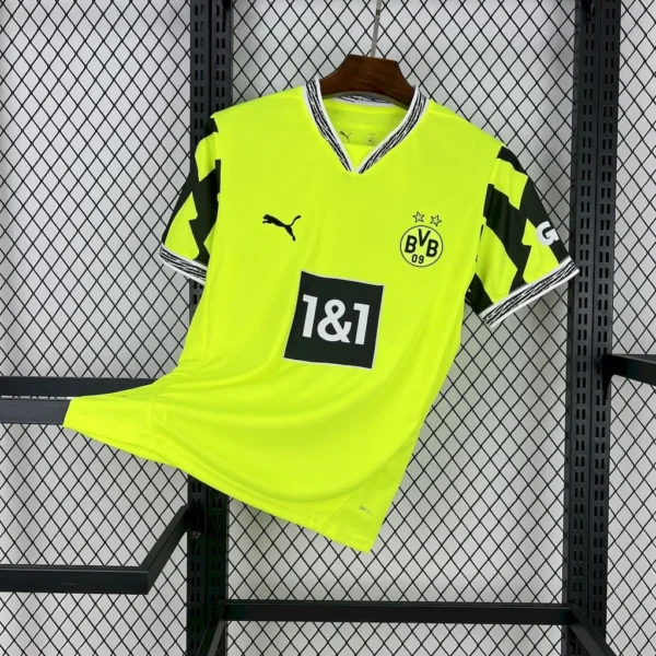 Maillot Borussia Dortmund Concept Jaune Fluo 2025/2026 — devant