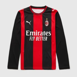 AC Milan Home Long Sleeve Jersey 26/27 Men's – football jersey