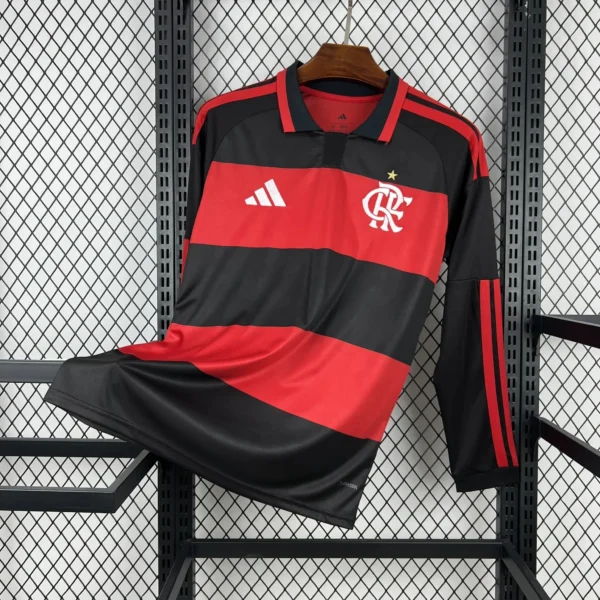 Maillot Flamengo Domicile 2026/2027 Manches Longues — devant