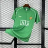 Maillot Manchester United Retro Vert 2007/2008 — devant