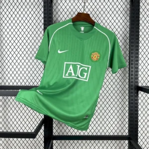 Maillot Manchester United Retro Vert 2007/2008 — devant Maillot Manchester United Retro Vert 2007/2008 — devant