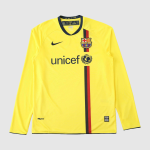 Maillot FC Barcelone Rétro Extérieur 2008/09 — Manches longues