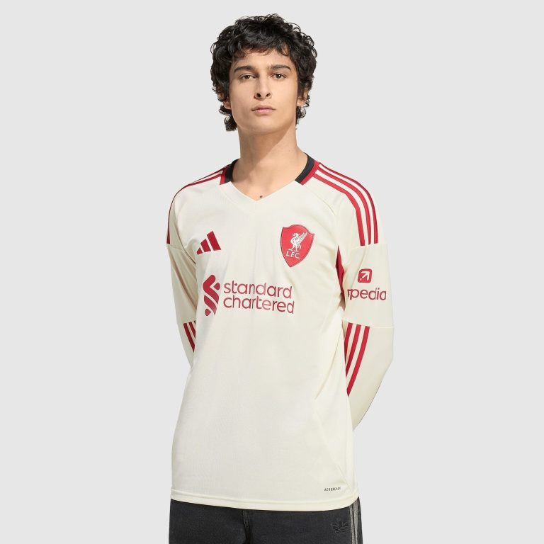 Maillot Liverpool Extérieur 25/26 Homme Manches longues