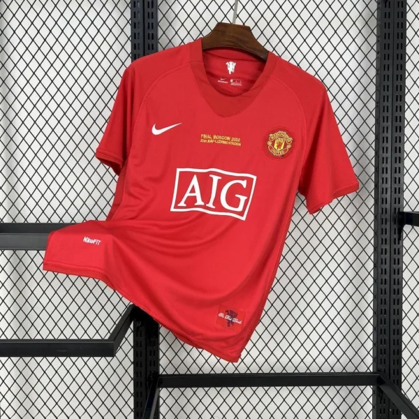 Maillot Manchester United Retro Finale LDC 2007/2008 — devant Maillot Manchester United Retro Finale LDC 2007/2008 — devant