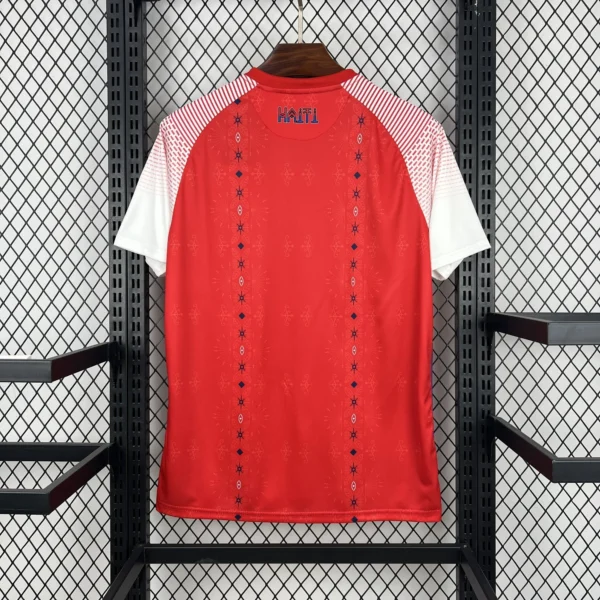 Maillot Haïti Third Rouge 2026/2027 — dos
