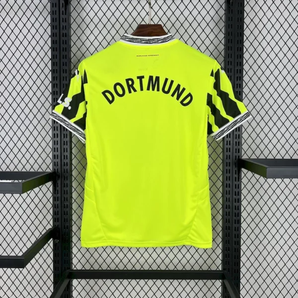 Maillot Borussia Dortmund Concept Jaune Fluo 2025/2026 — dos