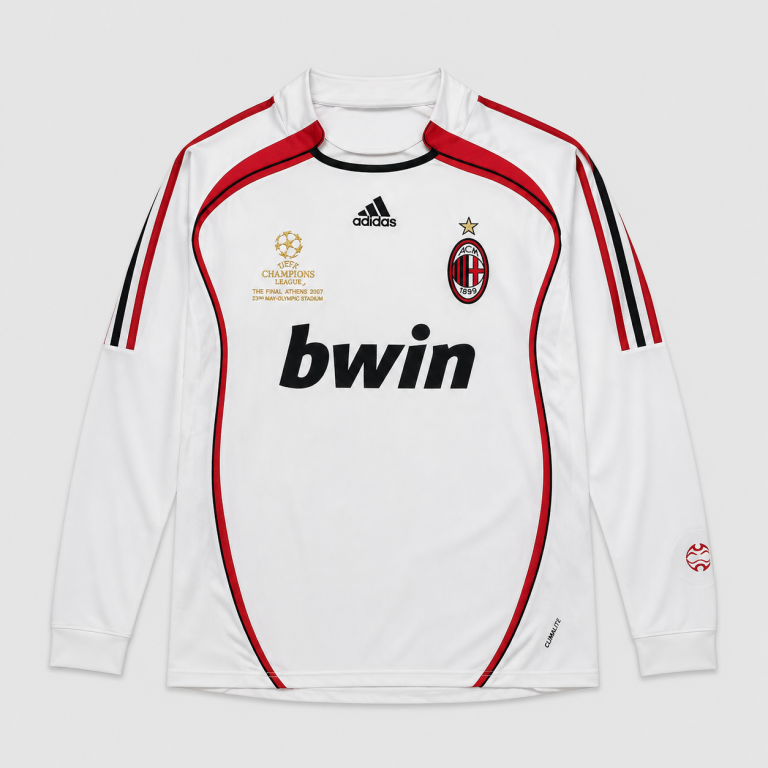 Maillot AC Milan Rétro Extérieur 2006/07 Manches longues