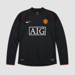 Maillot Manchester United Rétro Extérieur 2007/08 Manches longues