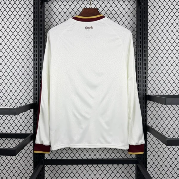 Maillot Espagne Extérieur 2 Étoiles 2026/2027 Manches Longues — dos