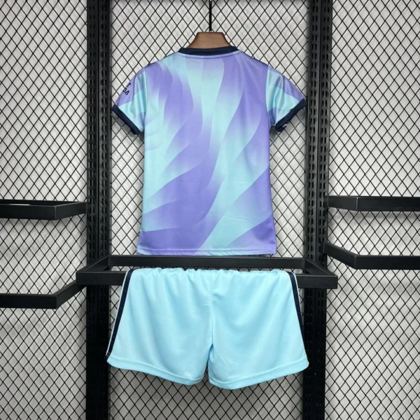 Kit Enfant Arsenal Lavande 2024/2025 — dos