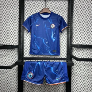 Kit Enfant Chelsea Bleu Roi 2024/2025 — devant Kit Enfant Chelsea Bleu Roi 2024/2025 — devant