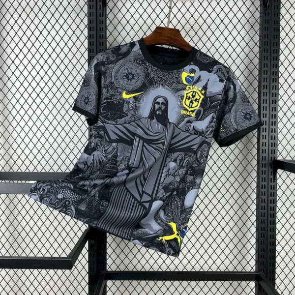Maillot Brésil Concept Christ Gris 2025/2026 — devant