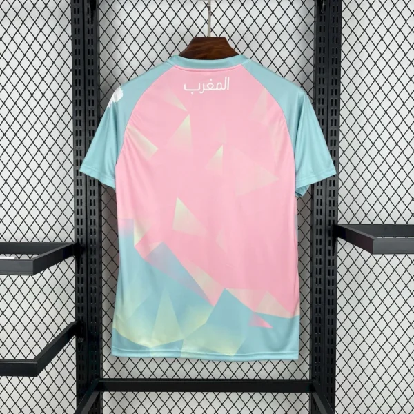Maillot Maroc Concept Rose et Turquoise 2025/2026 — dos