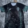Maillot Brésil Concept Noir et Turquoise 2025/2026 — devant