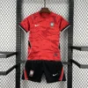 Kit Enfant Corée du Sud Rouge 2026/2027 — devant Kit Enfant Corée du Sud Rouge 2026/2027 — devant
