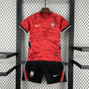 Kit Enfant Corée du Sud Rouge 2026/2027 — devant