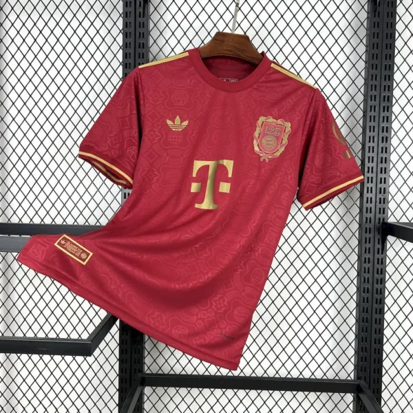 Maillot Bayern Munich 125 ans Rouge 2025/2026 — devant Maillot Bayern Munich 125 ans Rouge 2025/2026 — devant