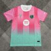 Maillot FC Barcelone Concept Rose et Vert 2025/2026 — devant
