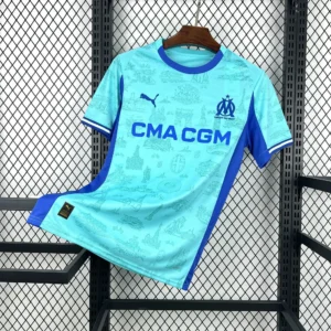 Maillot OM Concept Turquoise 2025/2026 — devant