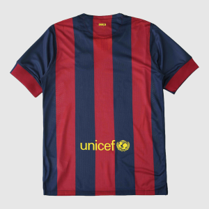 Maillot Barcelona Brodé Rétro Domicile 2014/15