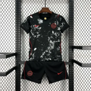 Kit Enfant Canada Noir Marbré 2026/2027 — devant Kit Enfant Canada Noir Marbré 2026/2027 — devant