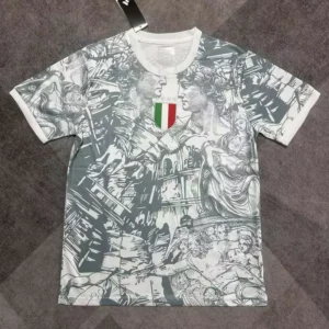 Maillot Italie Concept Blanc et Gris 2025/2026 — devant Maillot Italie Concept Blanc et Gris 2025/2026 — devant