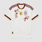 Maillot Espagne Extérieur Floral Brodé 2026/27 — Édition Joueur