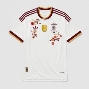 Maillot Espagne Extérieur Floral Brodé 2026/27 — Édition Joueur