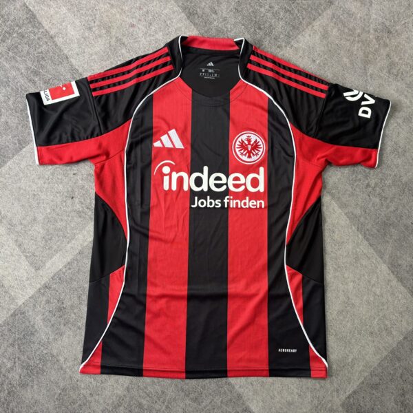 Maillot Eintracht Francfort Domicile 2025/2026 — devant Maillot Eintracht Francfort Domicile 2025/2026 — devant
