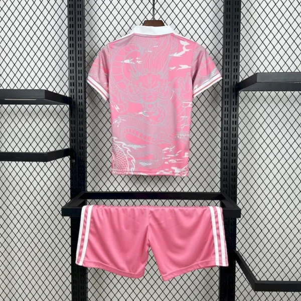Kit Enfant Real Madrid Rose 2025/2026 — dos