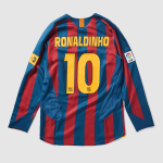 Maillot FC Barcelone Rétro Domicile 2005/06 — Manches longues
