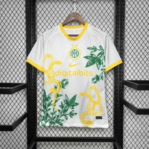 Maillot Inter Milan Concept Jaune 2024/2025 — devant Maillot Inter Milan Concept Jaune 2024/2025 — devant