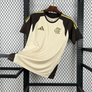 Maillot Flamengo Avant-Match Crème 2026/2027 — devant