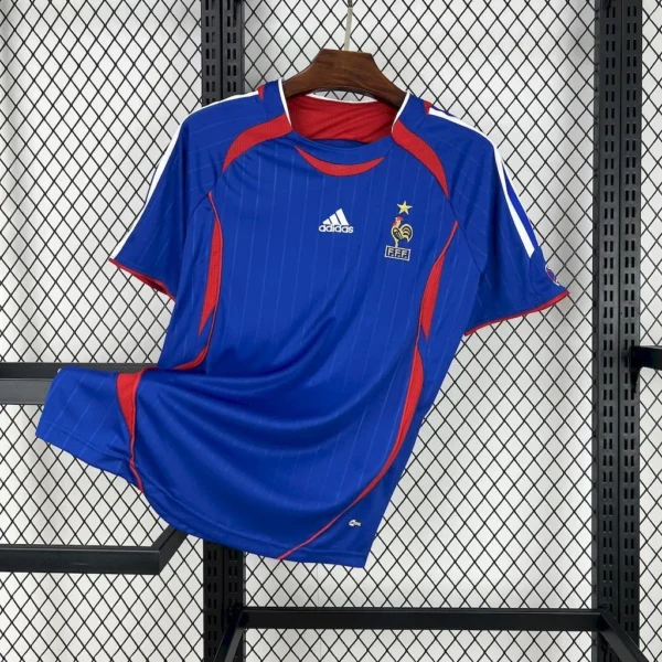 Maillot France Retro Domicile 2006/2007 — devant